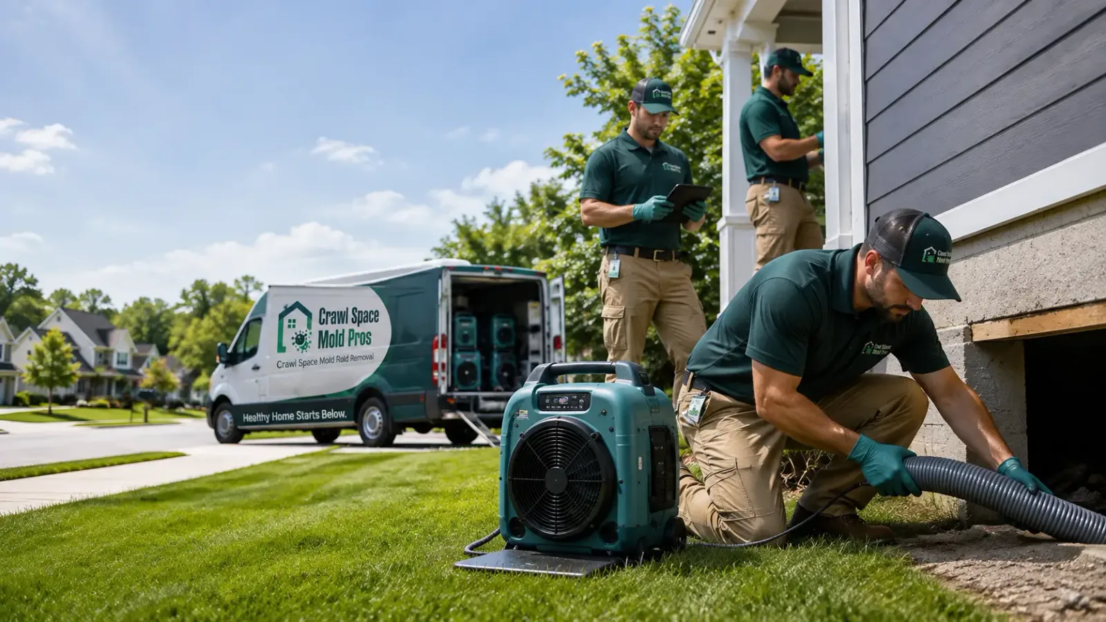 Crawl Space Mold Removal in Dunreith, IN